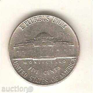 5 cents US 1996 P