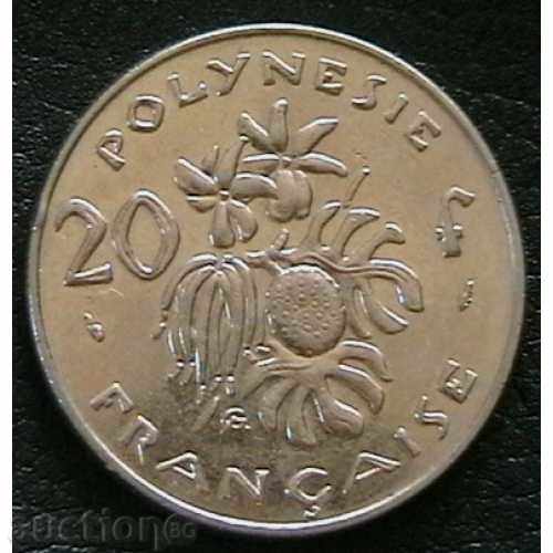 20 франка 1983, Френска Полинезия