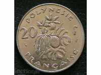 20 CHF 1983, Γαλλική Πολυνησία