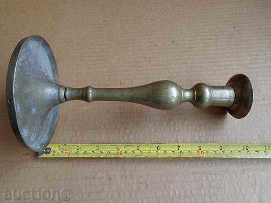 Old brass candlestick, candle, lamp - 19th century with price 59.00 BGN | € 30.17 Old brass candlestick, candle, lamp - 19th century with price 59.00 BGN | € 30.17