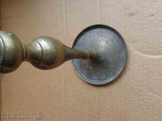 Old brass candlestick, candle, lamp - 19th century - 7 Old brass candlestick, candle, lamp - 19th century - 7