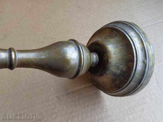 Old brass candlestick, candle, lamp - 19th century - 7 Old brass candlestick, candle, lamp - 19th century - 7