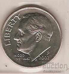 1 dime USA 2002 P * with price 0.50 BGN | € 0.26 1 dime USA 2002 P * with price 0.50 BGN | € 0.26