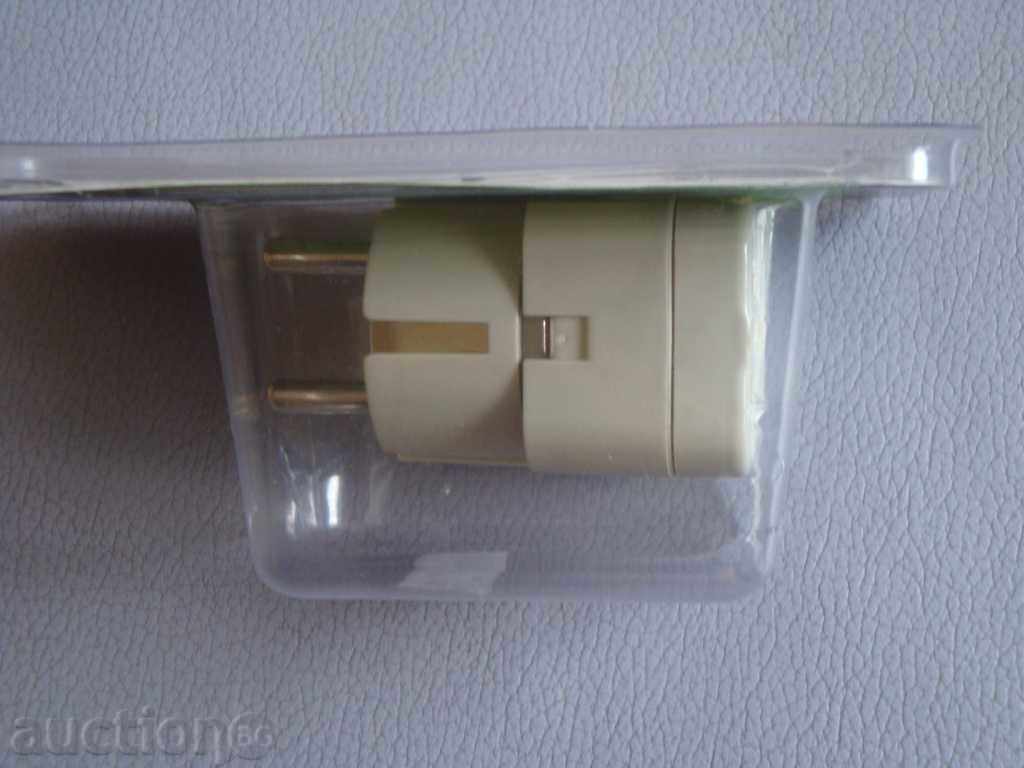 Adapter ENERCELL - United States to EUROPE with price 6.50 BGN | € 3.32 Adapter ENERCELL - United States to EUROPE with price 6.50 BGN | € 3.32