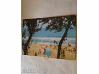 Пощенска картичка Обзор Плажът 1972