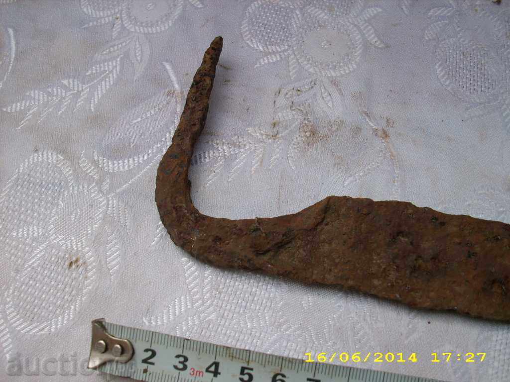 ΠΑΛΙΑ σφυρήλατο ΠΑΠΟΥΤΣΙΑ ξύστρα - 5