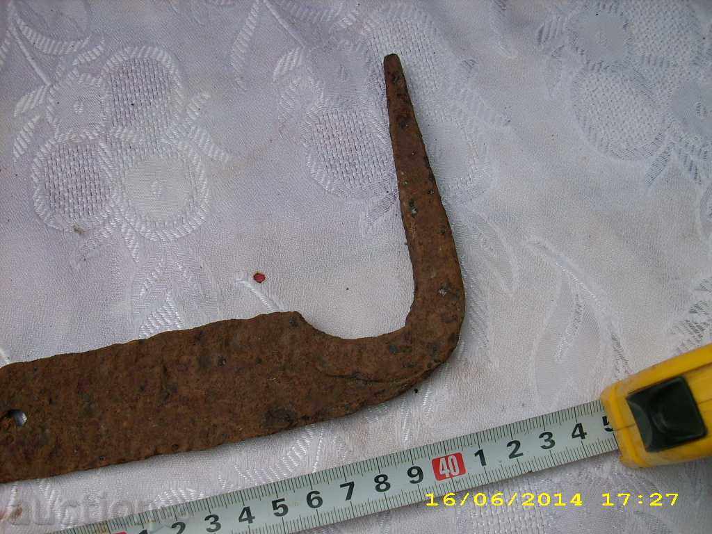 ΠΑΛΙΑ σφυρήλατο ΠΑΠΟΥΤΣΙΑ ξύστρα - 6