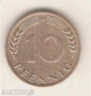 GFP 10 pfennig 1949 D