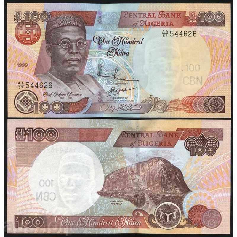 +++ Nigeria 100 PIECES P 28b 1999 UNC +++