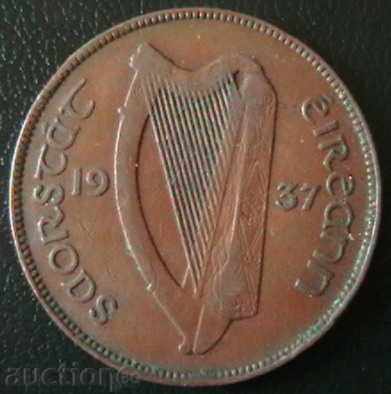 1 penny 1937, Ireland