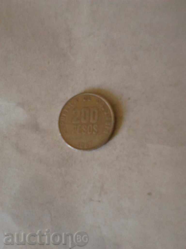 Κολομβία 200 πέσος το 2007