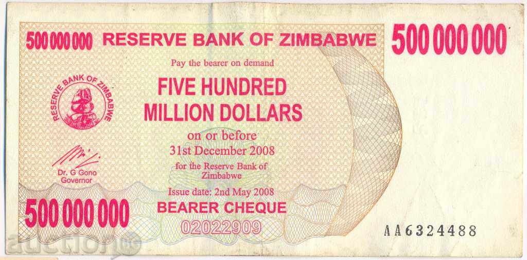 Zimbabwe, 2008 with price 4.90 BGN | € 2.51