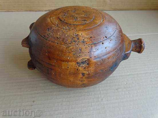 Old wooden vase, wooden bucket - 6 Old wooden vase, wooden bucket - 6