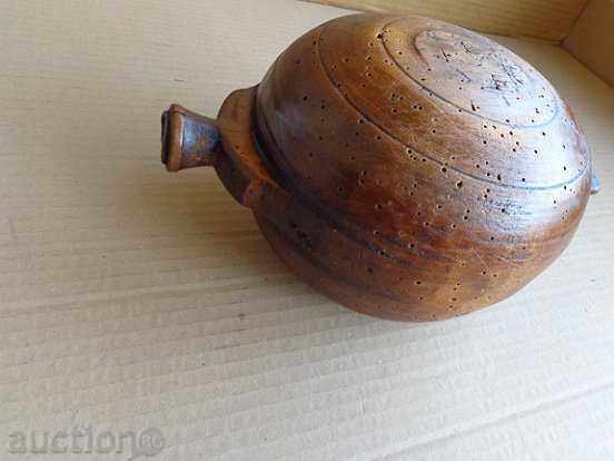 Old wooden vase, wooden bucket - 7 Old wooden vase, wooden bucket - 7
