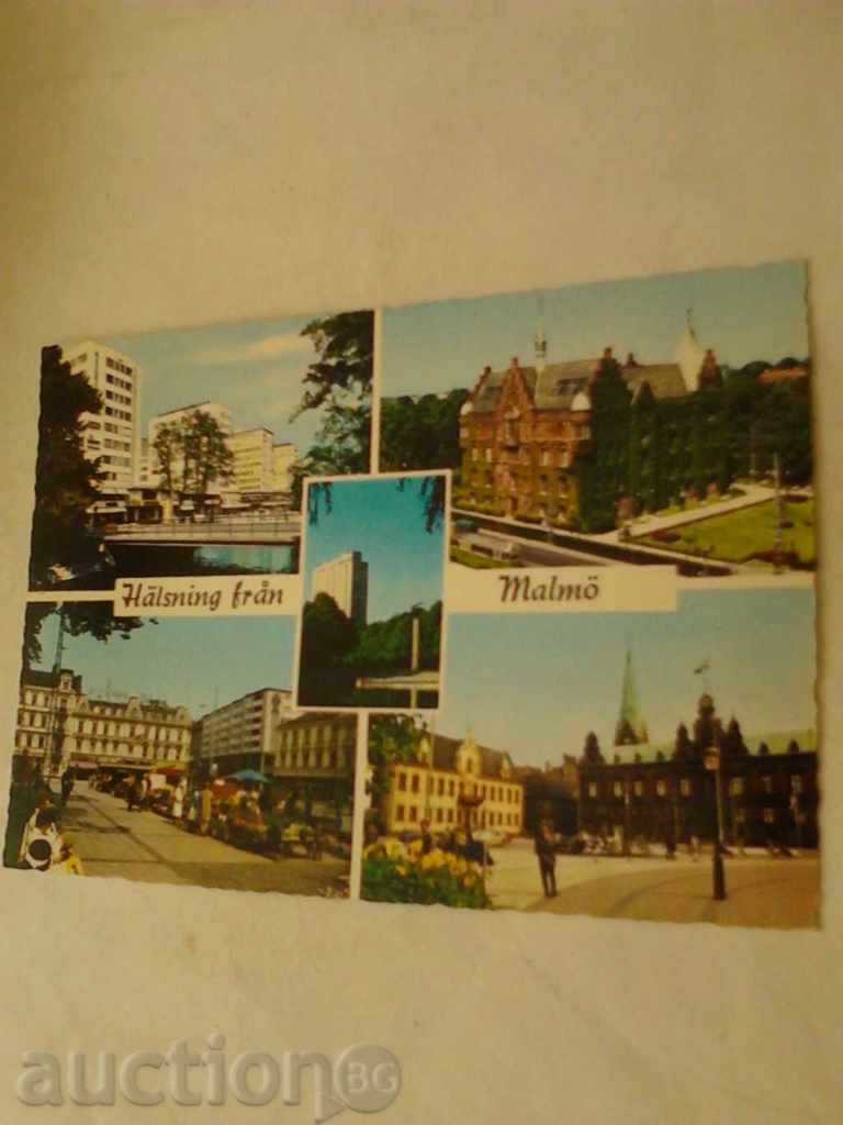 Postcard Halsnings from Malmo