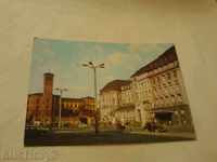 Erfurt Bahnhof Postcard mit Interhotel Erfurter Hof