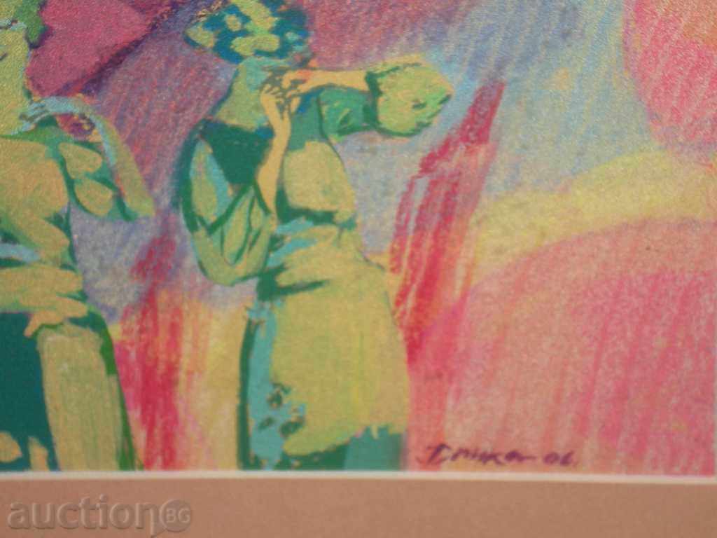 Delivery of I'm selling a picture scene with five women. Delivery of I'm selling a picture scene with five women.