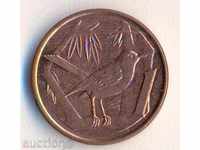 Кайманови острови 1 цент 1996 година