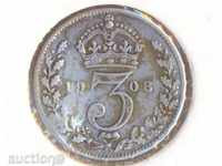 Great Britain 3 pence 1908