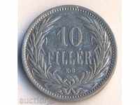 Hungary 2 fillets 1909