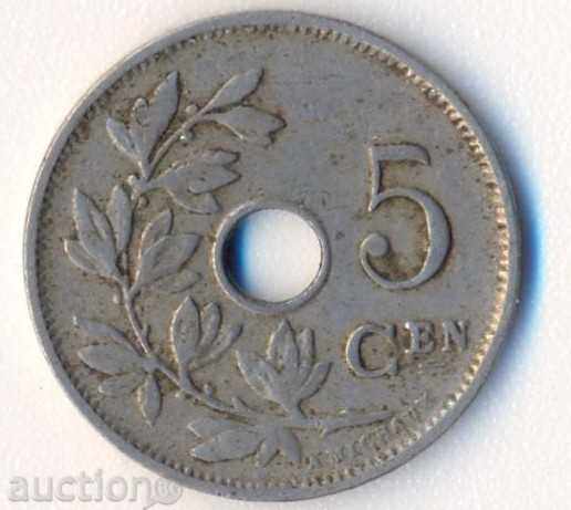 Белгия 5 сантима1910 година
