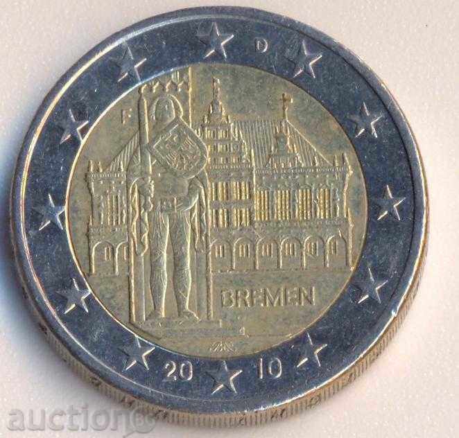 Германия 2 евро 2010 година