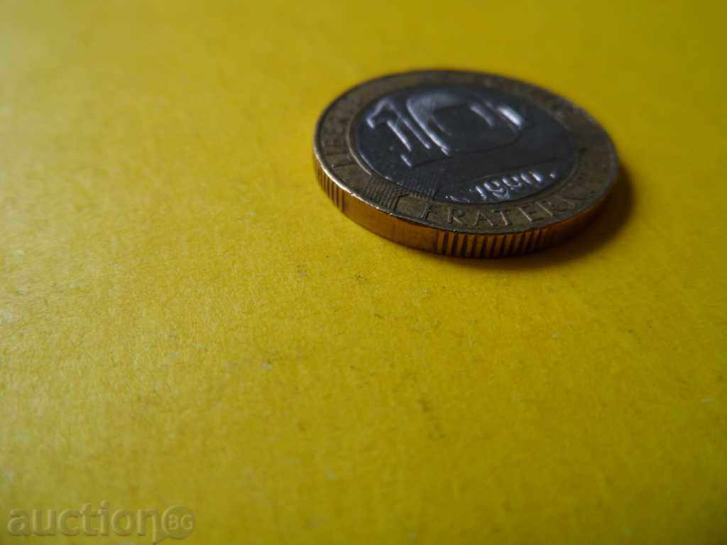 Auction 10 francs 1990 - France Auction 10 francs 1990 - France