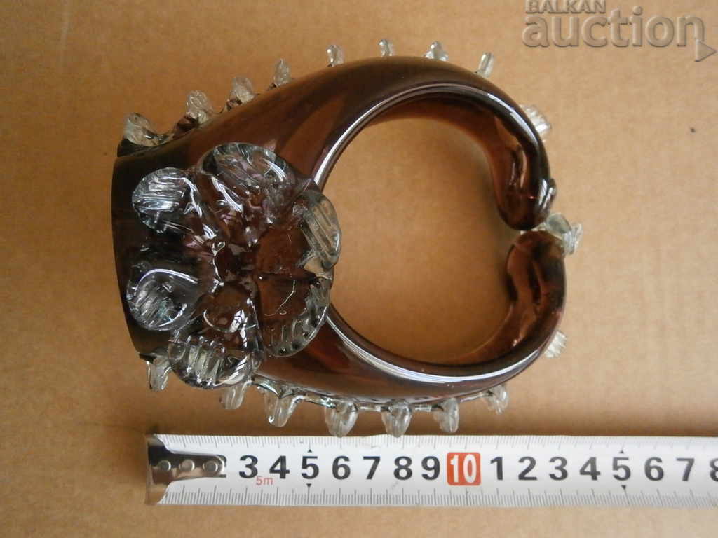 Glass basket colored glass - 6 Glass basket colored glass - 6