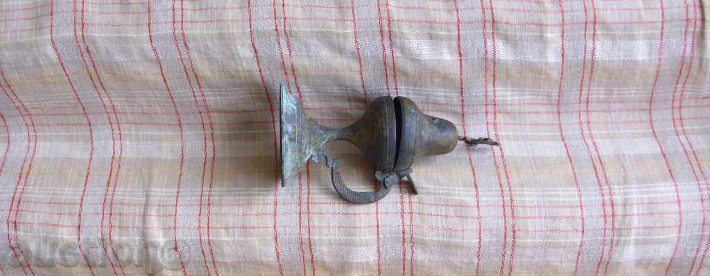 Παλιό χάλκινο θυμιατήρι/ θυμιατήρι/ - 5