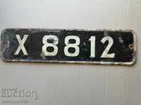 Registration number from the 50's