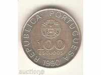+Португалия  100  ескудос  1990 г.