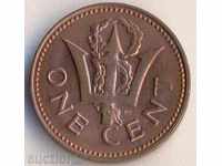 Барбадос 1 цент 1973 година
