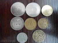 Mai multe tipuri de monede vechi interesante franc forinți Filler, Penny ....