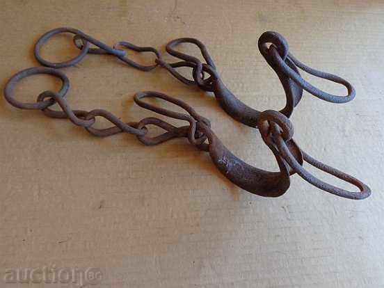Auction  Hand forged beads, prana, chain, wrought iron