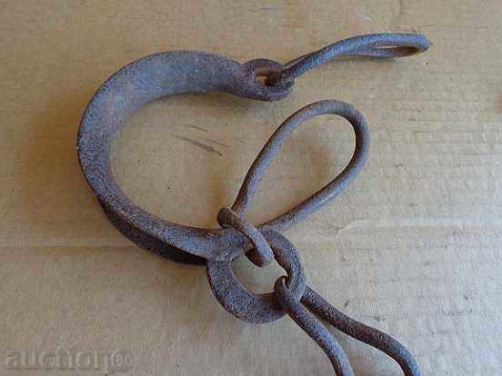 Hand forged beads, prana, chain, wrought iron - 5