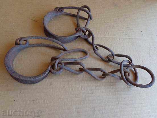 Hand forged beads, prana, chain, wrought iron - 6
