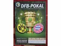 Football match Bayern - Borussia Cup of Germany 2014