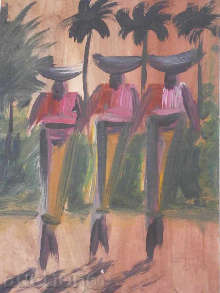 Oil painting series from Africa-9 with price 45.00 BGN | € 23.01 Oil painting series from Africa-9 with price 45.00 BGN | € 23.01