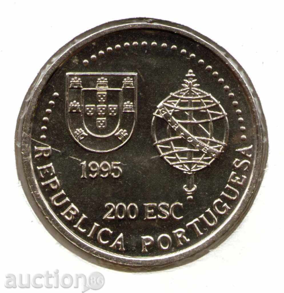 ++Portugal-200 Escudos-1995-KM#684-Australia