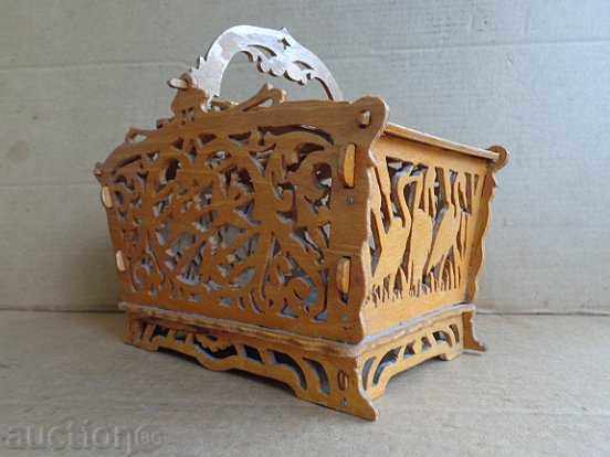Old basket, decorative item, souvenir, decoration with price 72.00 BGN | € 36.81