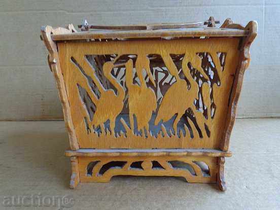 Auction  Old basket, decorative item, souvenir, decoration