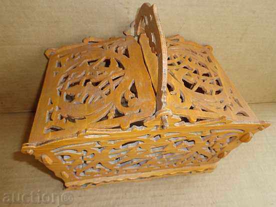 Old basket, decorative item, souvenir, decoration - 5