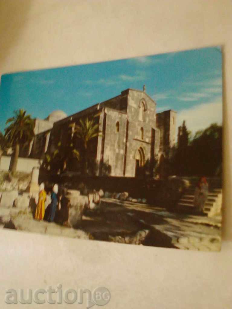 Carte poștală Jerusalem Vezi St. Biserica Annes