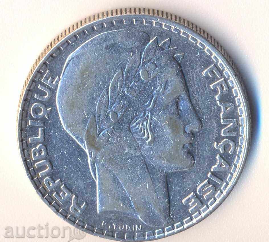 Franța 20 franci 1933, monedă de argint cu preț € 32.00 | 62.59 BGN