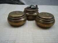 I sell three brass boxes