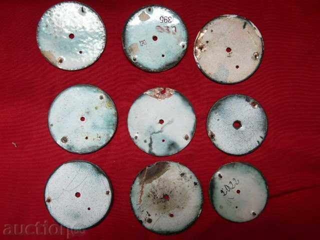 Lot of ceramic dials 9 pcs with price 19.00 BGN | € 9.71