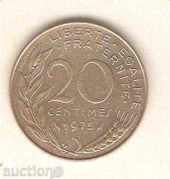 + Γαλλία 20 centimes 1975