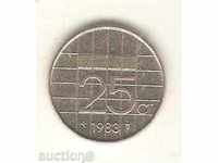 +Холандия  25 цента    1983 г.
