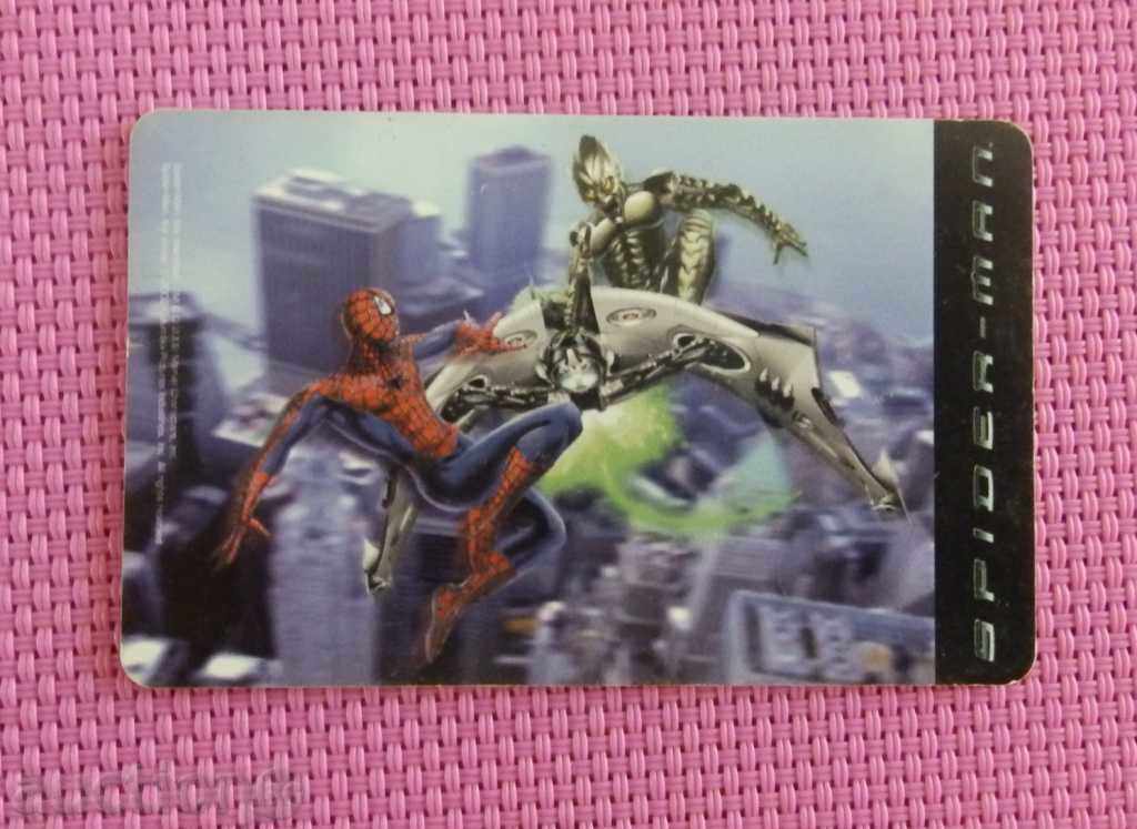 2004 phone call card - SPIDER-MAN