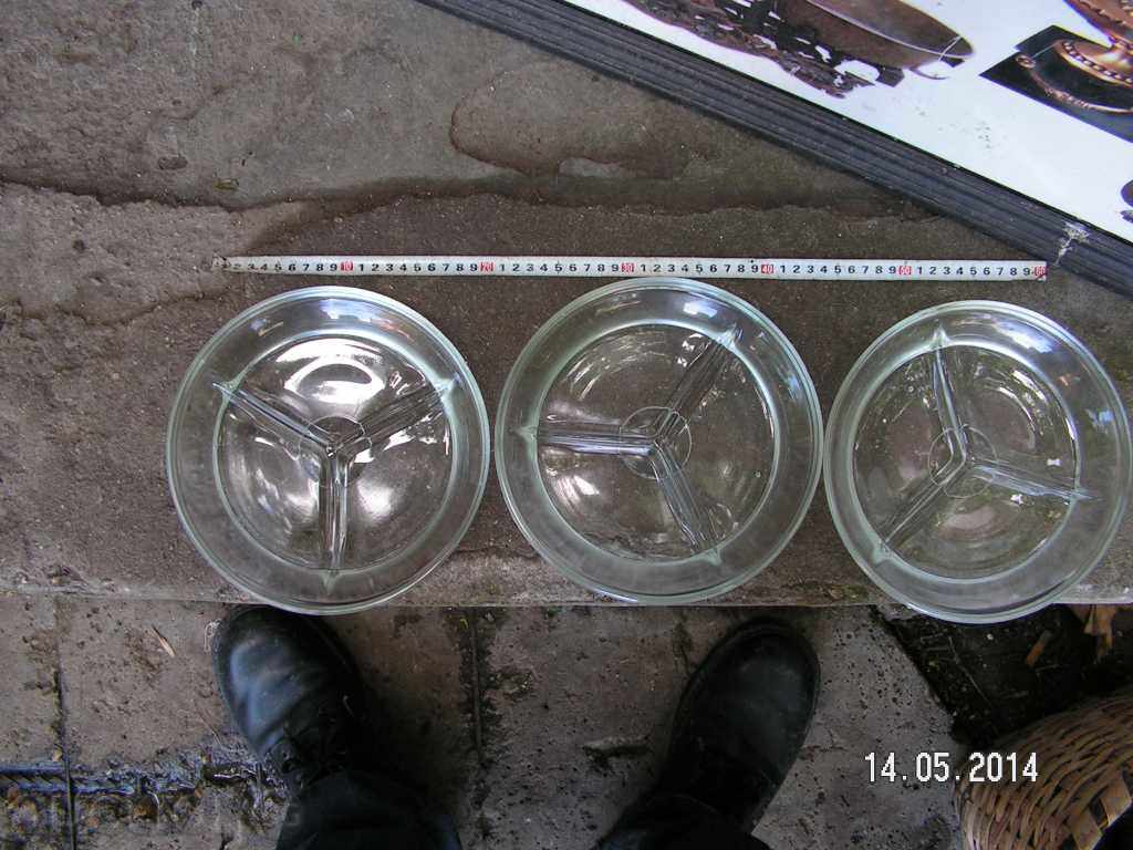 3021. SERVICE CHINES TROYKA MASSIVE GLASS ONE SINGLE WEIGHT with price 12.00 BGN | € 6.14